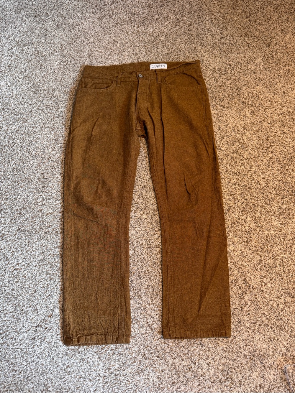 Gustin Straight-Leg Jeans in Copper - 34 x 27